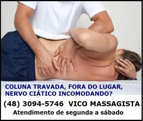 Quiropraxia para dores nas costas em São José SC