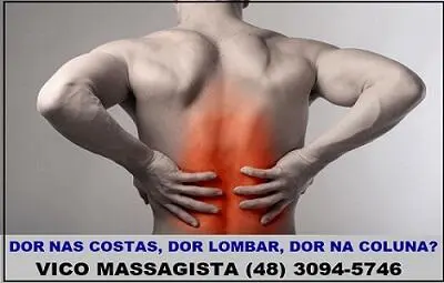 Massagem terapêutica para dores nas costas em São José SC
