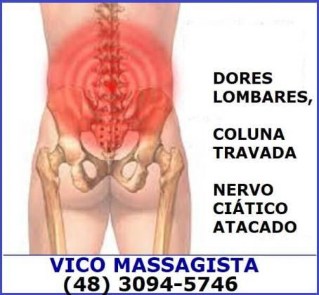 Massagem terapêutica para dores nas costas em São José SC