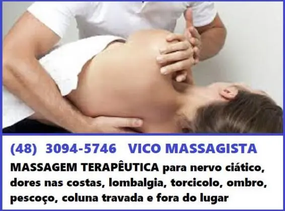 Massagem Terapêutica para nervo ciático em São José SC