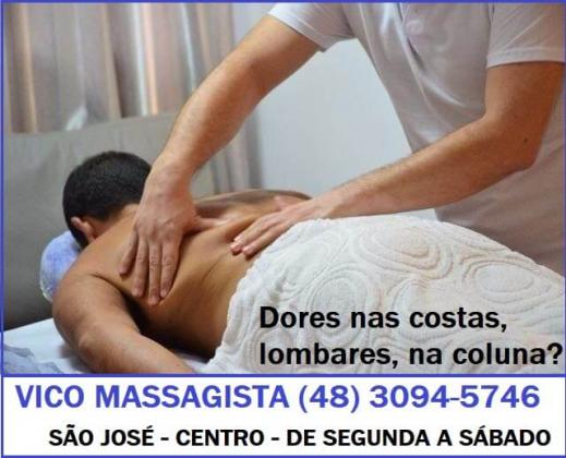 Quiropraxia, Massoterapia, Massagem Terapêutica em São José SC  dores coluna, nas costas, nervo ciático, lombar, torcicolo, ombro, pescoço