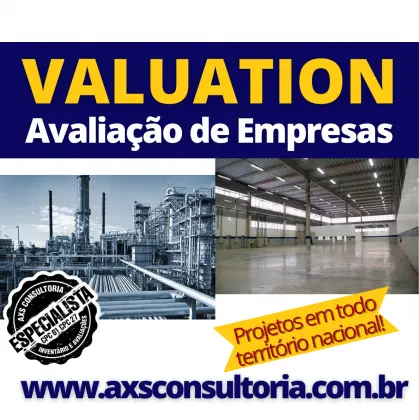 VALUATION - Avaliação de Empresas - projetos em todo território nacional!