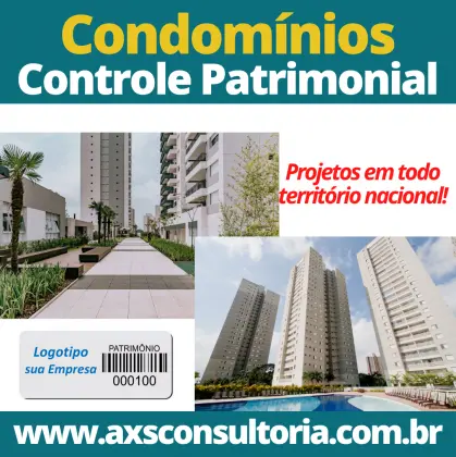 Controle do Ativo Imobilizado em Condomínios Residenciais e Empresariais - em todo o Brasil!