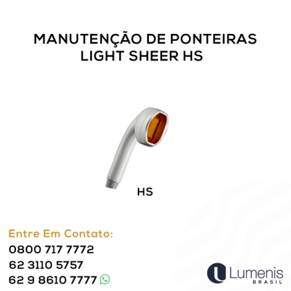 MANUTENÇÃO DE PONTEIRAS LIGHT SHEER HS, ET, XC. Atendemos todo o Brasil