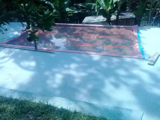 Sítio com lago e piscina