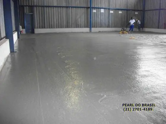 Aplicação Piso De Concreto Polido Quadras Galpões Garagens