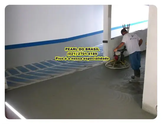 Aplicação Piso De Concreto Polido Quadras Galpões Garagens