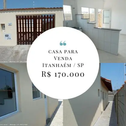 Casa para Venda Itanhaém / SP