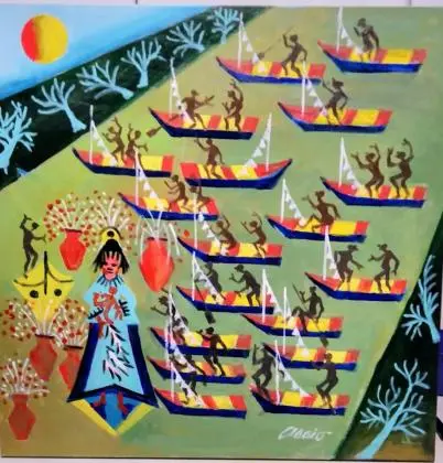 Aécio tema procissao medida 60x60