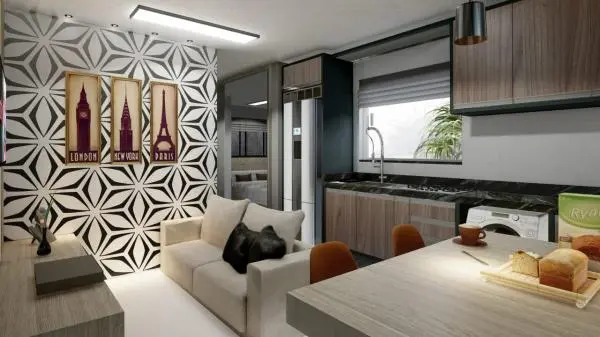 Apartamento com 1 ou 2 quartos - Campo Grande