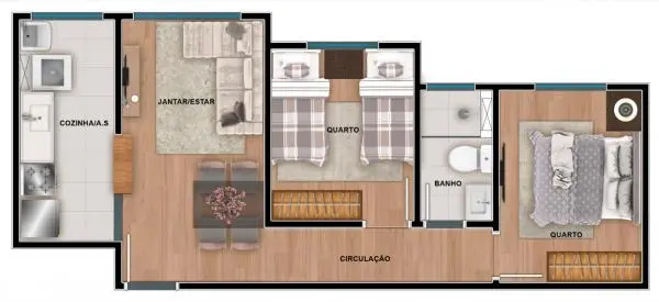 Apartamento de 43 m2, próximo do aeroporto de Guarulhos, CPTM, SESC, avenidas e muito mais, use o FGTS de entrada.