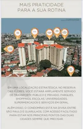 Apartamento de 64 e 75m2, com 02 vagas, suítes, na divisa Guarulhos
