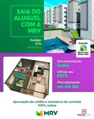 Apartamento em Guarulhos, de 38m2