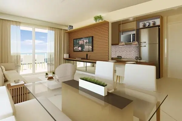 Apartamentos de 2 dormitórios com vista para o mar em Mongaguá - SP