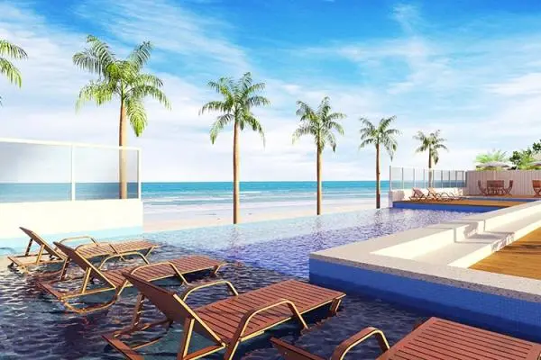 Apartamentos de 2 dormitórios com vista para o mar em Mongaguá - SP