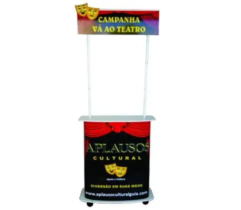Balcão PDV Promocional + Adesivação