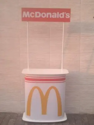 Balcão PDV Promocional + Adesivação