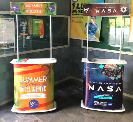 Balcão PDV Promocional + Adesivação