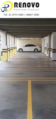 Pintura Garagem Demarcação Vaga Faixas Condomínios Belo Horizonte e Região