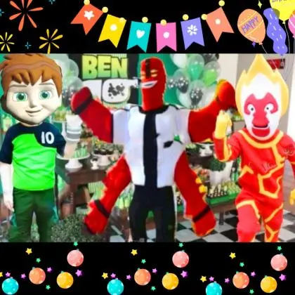 Ben 10 Cover Turma Personagens Vivos Festa Infantil