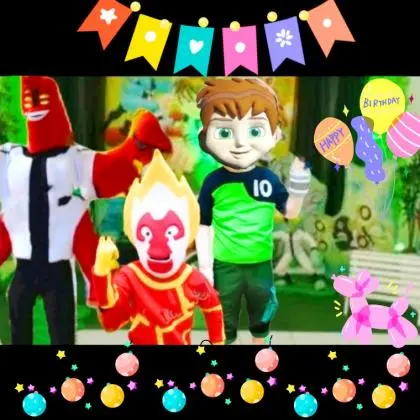 Ben 10 Cover Turma Personagens Vivos Festa Infantil