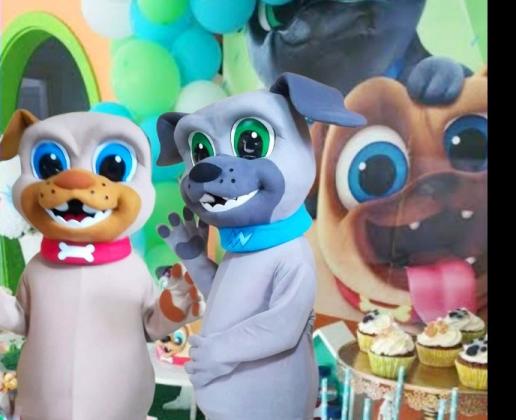 Bingo e Rolly Cover Personagens Vivos Festas Infantil