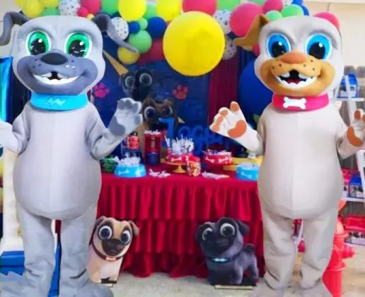 Bingo e Rolly Cover Personagens Vivos Festas Infantil