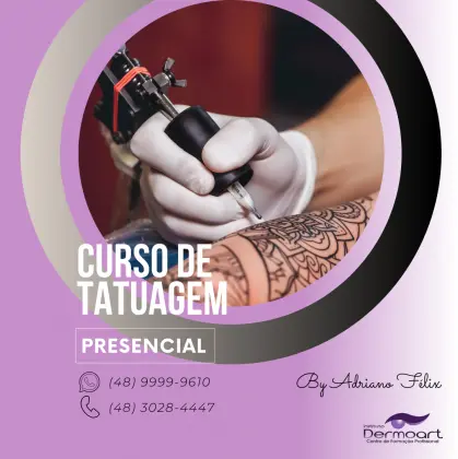 Curso de Tatuagem Artística e Microtatuagem