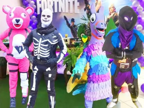 Fortnite Cover Personagens Vivos Festas Infantil