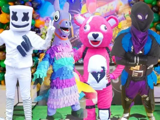 Fortnite Cover Personagens Vivos Festas Infantil