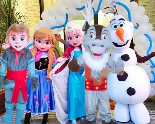 Frozen Cover Personagens Vivos Festas Infantil Turma
