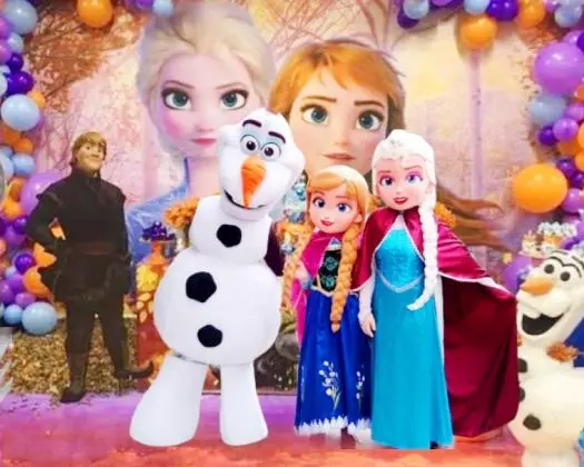 Frozen Cover Personagens Vivos Festas Infantil Turma