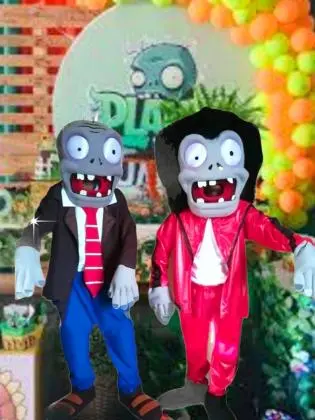 Plantas e Zumbis Cover Personagens Vivos Festas Infantil