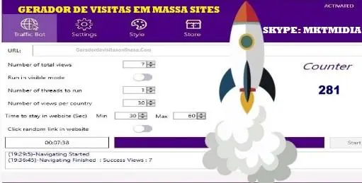 Software Gerador De Visitas Sites Sem Pagar Mensalidades Vitalicio