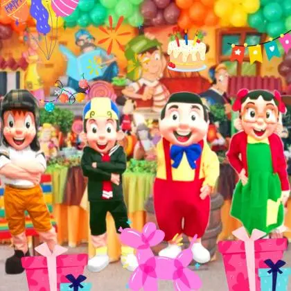 Turma Chaves Kiko Chiquinha Cover Personagens Vivos Festas Infantil