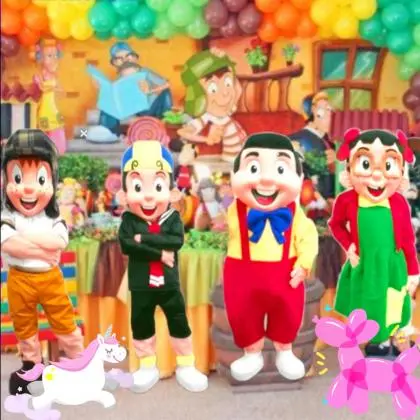 Turma Chaves Kiko Chiquinha Cover Personagens Vivos Festas Infantil