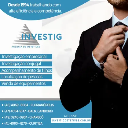 (47)4054-9147 Detetive Particular Investig Adultério em Balneário Camboriú  - SC