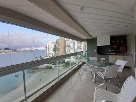 Apartamento Astúrias Guarujá 4 dormitórios vista total para o mar