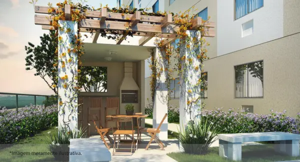 Apartamento com 2 quartos e 1 banheiro