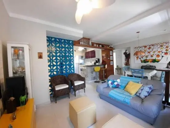 Apartamento todo reformado enseada Guarujá 3 dormitórios com lazer