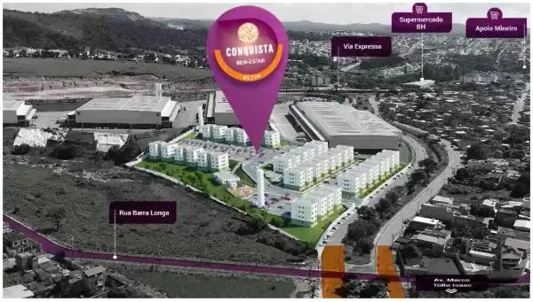 APARTAMENTOS DE 02 QUARTOS COM LAZER EM BETIM MG