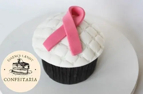 Cupcake Pasta Americana Outubro Rosa - Essence Candy