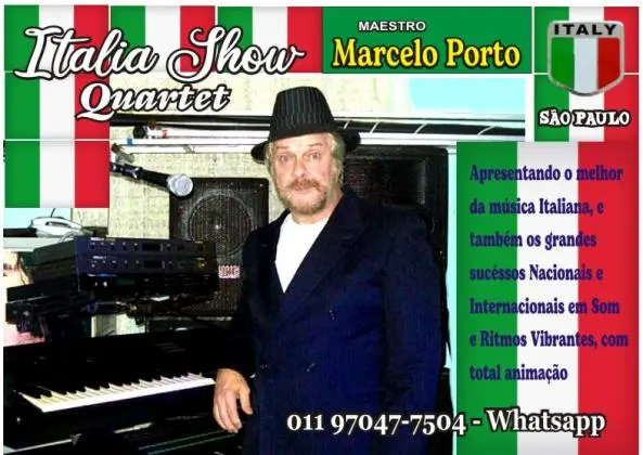 MUSICA ITALIANA  AO VIVO em sua casa Grupo ITALIA/SHOW-QUARTETO