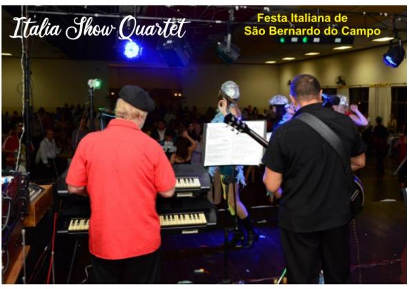 MUSICA ITALIANA  AO VIVO em sua casa Grupo ITALIA/SHOW-QUARTETO