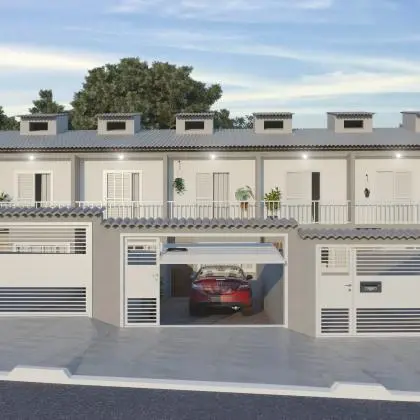 Sobrados em Jardim Josely Itaquaquecetuba - 76m2 - 2 quartos - 2 vagas - area gramada