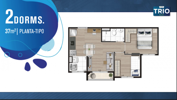 Trio Freguesia do Ó - 2 dormitórios - Opções com terraço e vaga - Obras avançadas