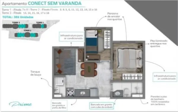 Vivaz Prime Vila Nova Cachoeirinha - Apartamentos de 2 e 3 dormitórios - Opções com suíte, terraço e vaga