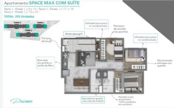 Vivaz Prime Vila Nova Cachoeirinha - Apartamentos de 2 e 3 dormitórios - Opções com suíte, terraço e vaga
