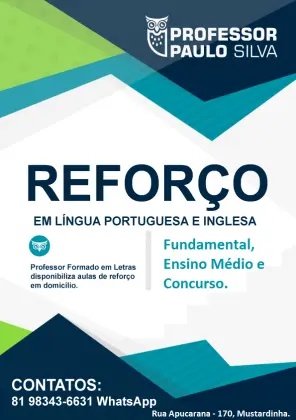 Reforço de Inglês em Recife 98343-6631