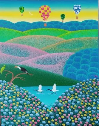 LINDAS TELAS DE ROBSON BARROS ARTISTA NAIF